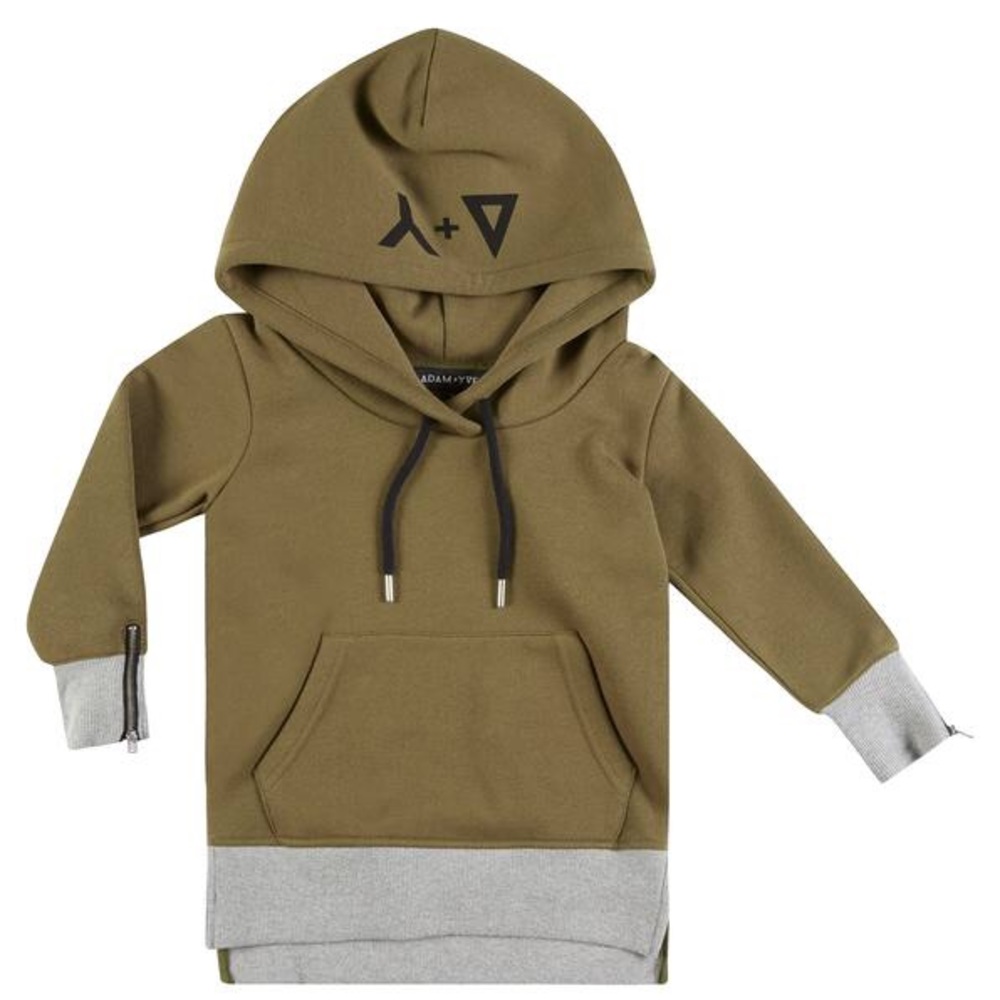 Adam + Yve Orson Hoodie Khaki - Picture 1 of 4